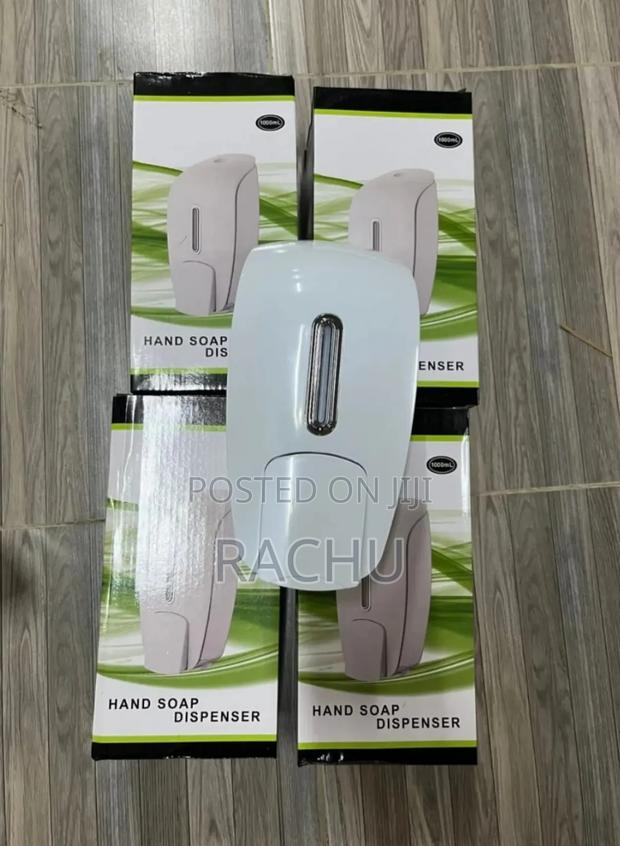Press White Soap Dispenser