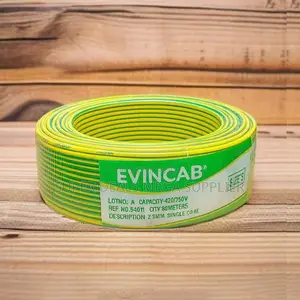 Evin Yellow Green 2.5mm Single Core Corrosion Resistant Wiring Cable