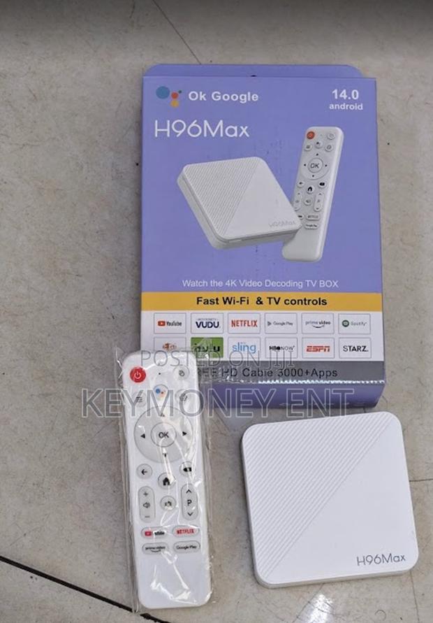H96 Max Android 14.0 Smart Android Tv Box 2gb Ram 16gb Storage