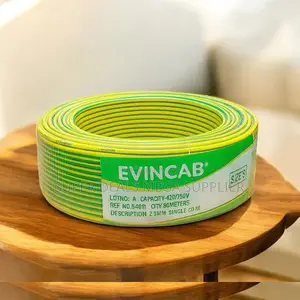 Yellow Green 2.5mm Single Core Oil Resistant Electrical Wiring Cable