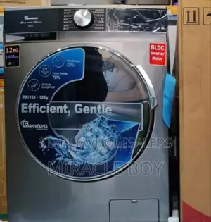 Colour Grey - 12kgs Ramtons Front Load Washing Machine