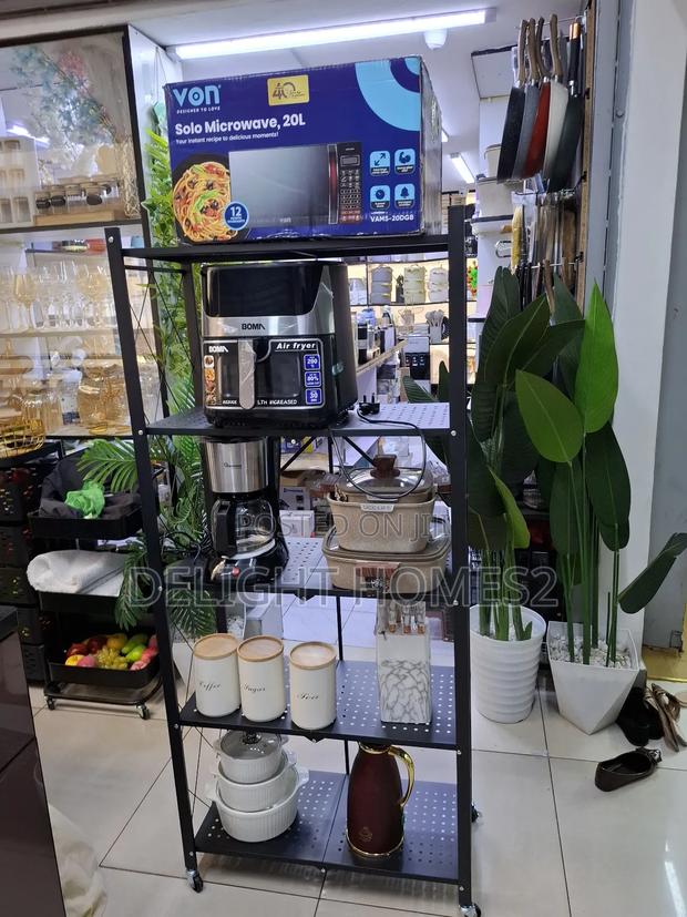 5 Layer Foldable Kitchen Rack_ele - main view