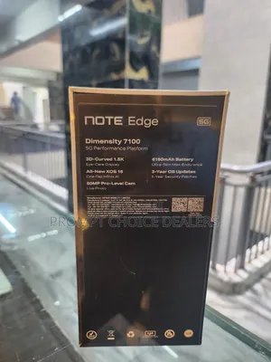 New Infinix Note Edge 256 GB Black