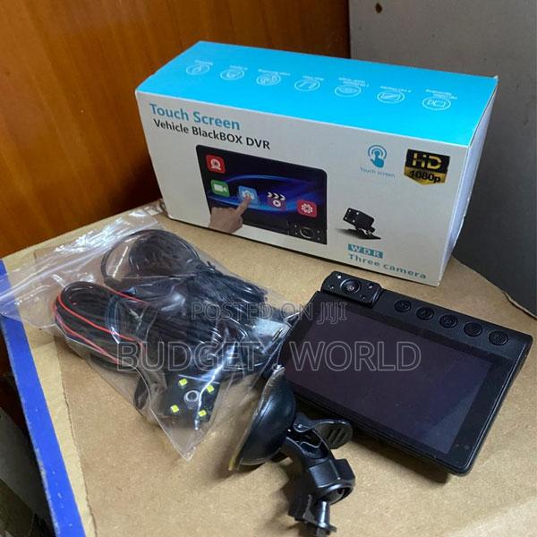 C12 Touch Screen Vehicle Blackbox DVR – Triple Camera System
