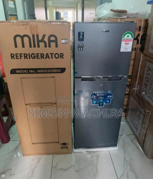 Colour Silver - Mika 138l Fridge - main view