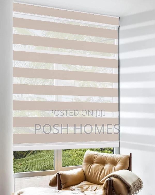 Horizontal Band Shades Roller Blinds