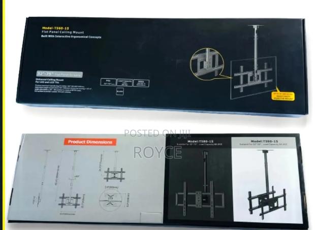 Heavy Duty Ceiling Tv Mount - {32-75"}