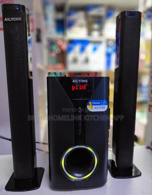 2.1ch Ailyons Sub Woofer System Bt/Usb/Fm Tall Boy