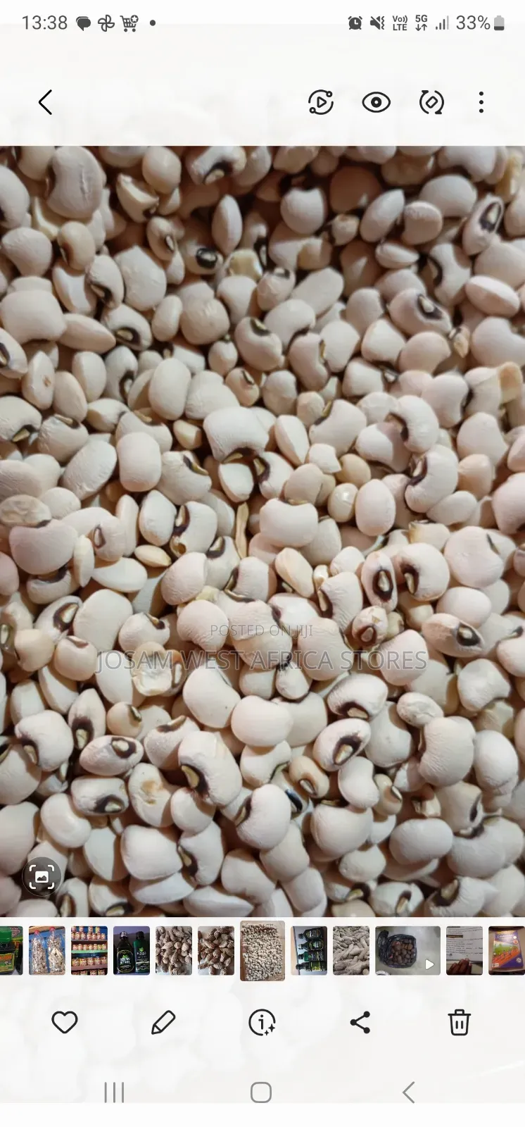 Iron Beans (Black Eyed Beans)
