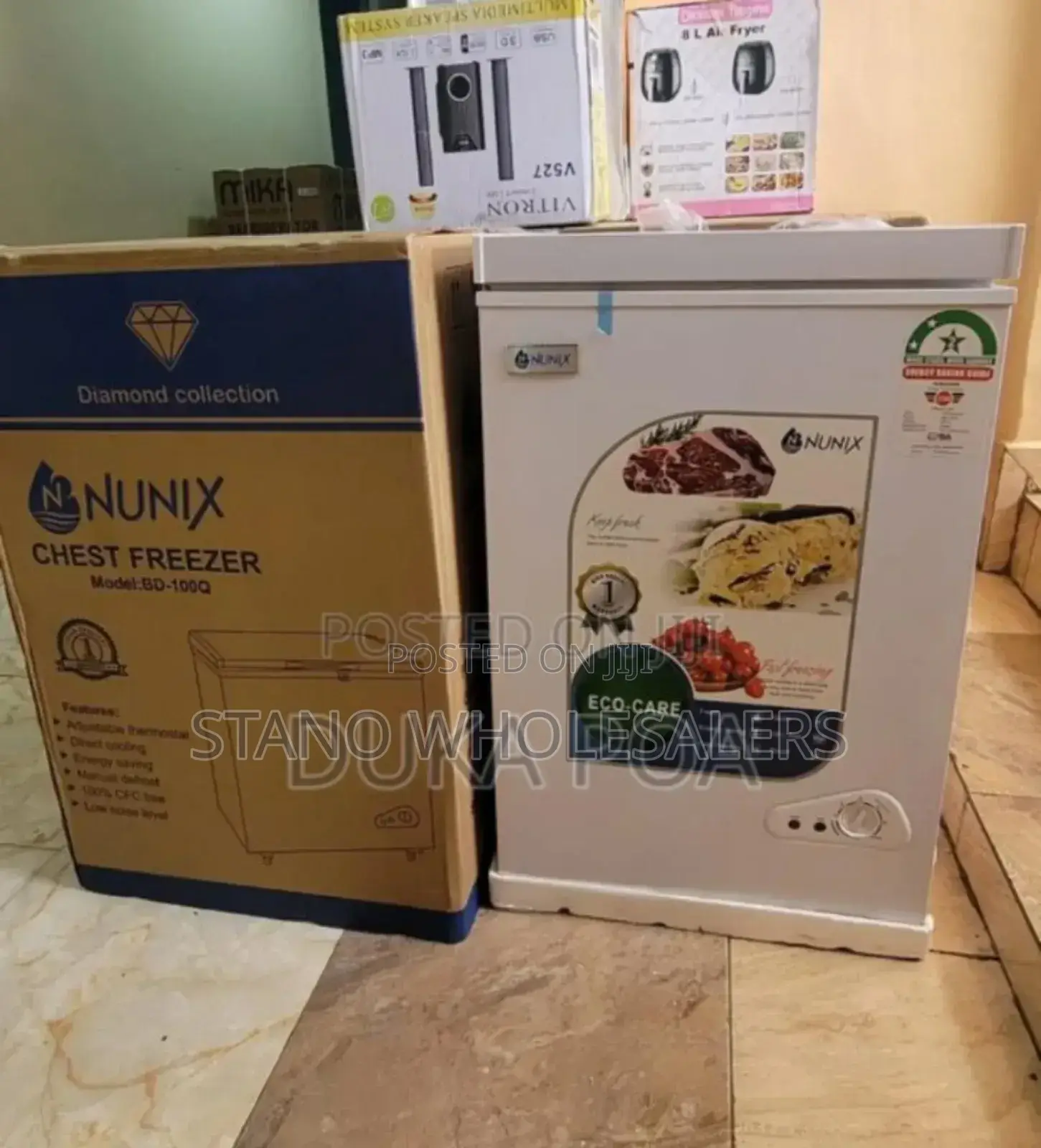 Low Power Consum: Nunix 100l Freezer