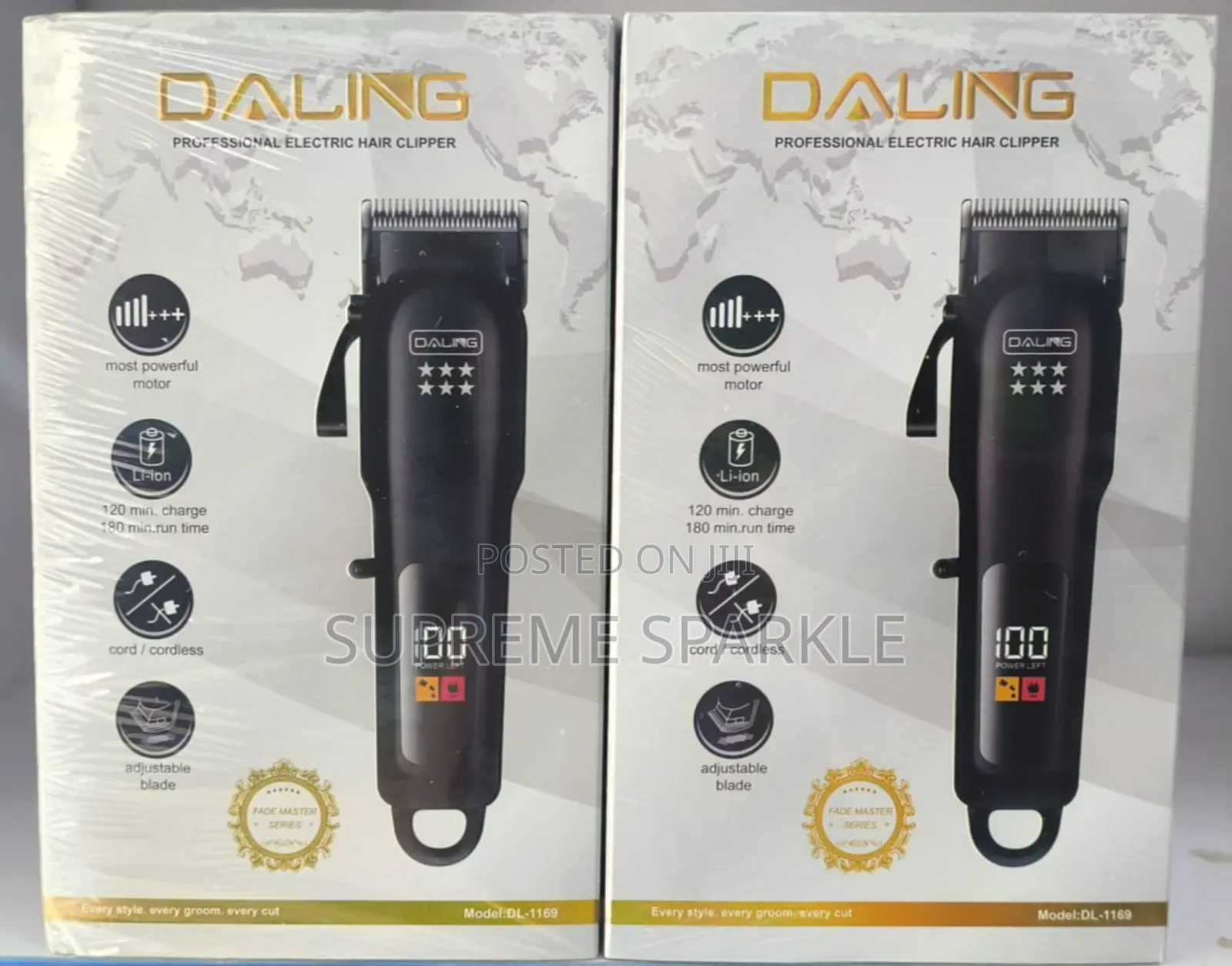 Professional Hair Clippers/Shavers Dl-1169