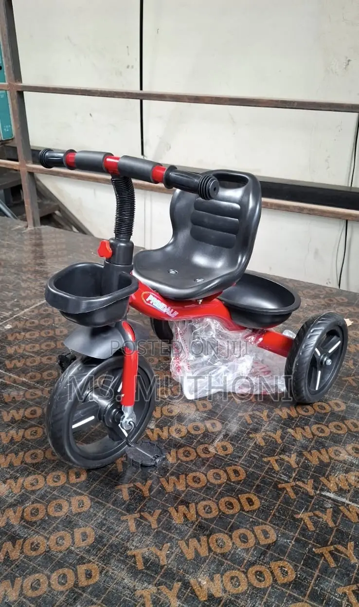 Kids' Red/Black Tricycle.