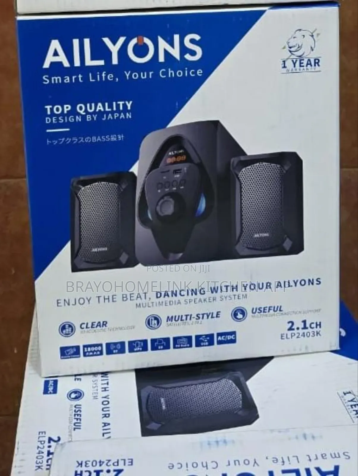 Ailyons Woofer 2.
Elp 