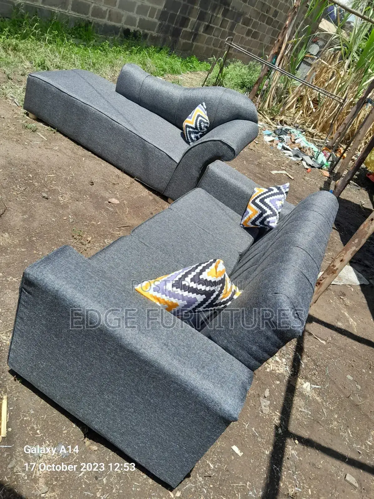 Grey 6seater Sofa Set for Sale