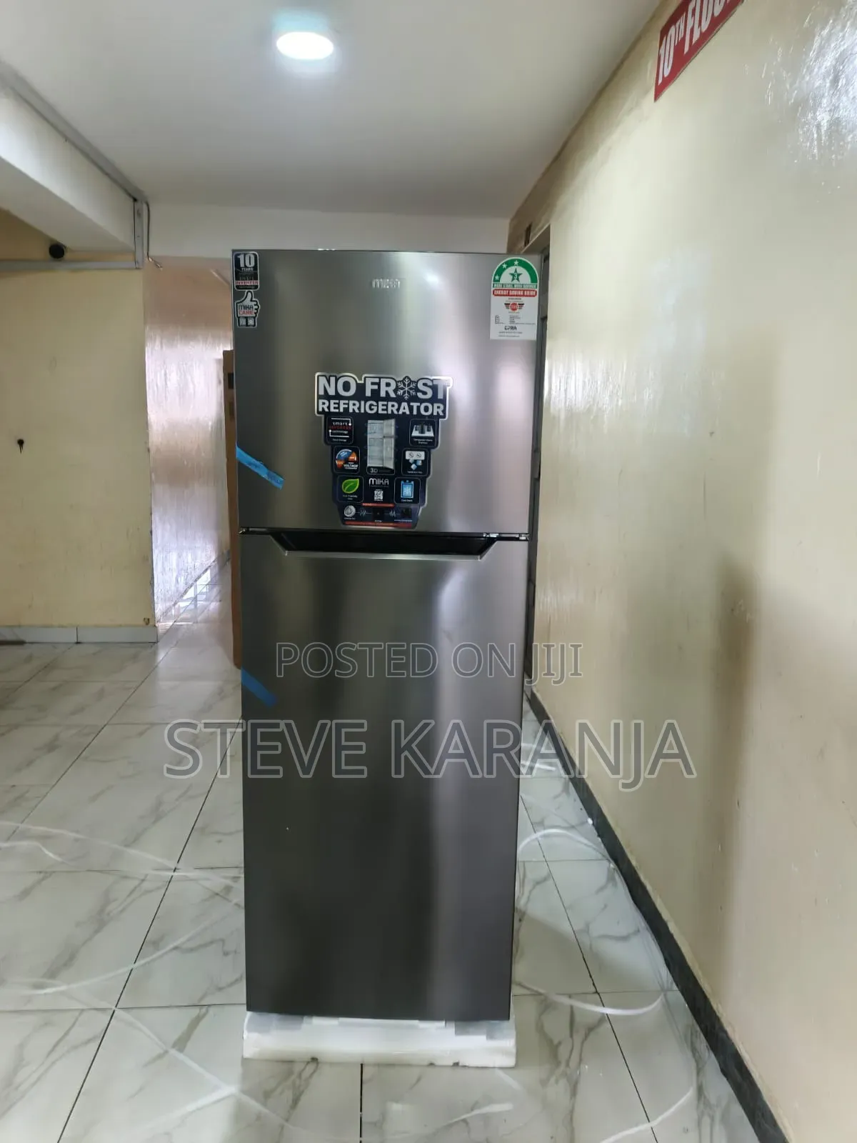 247l Mika Fridge With Freezer Section Top Mount