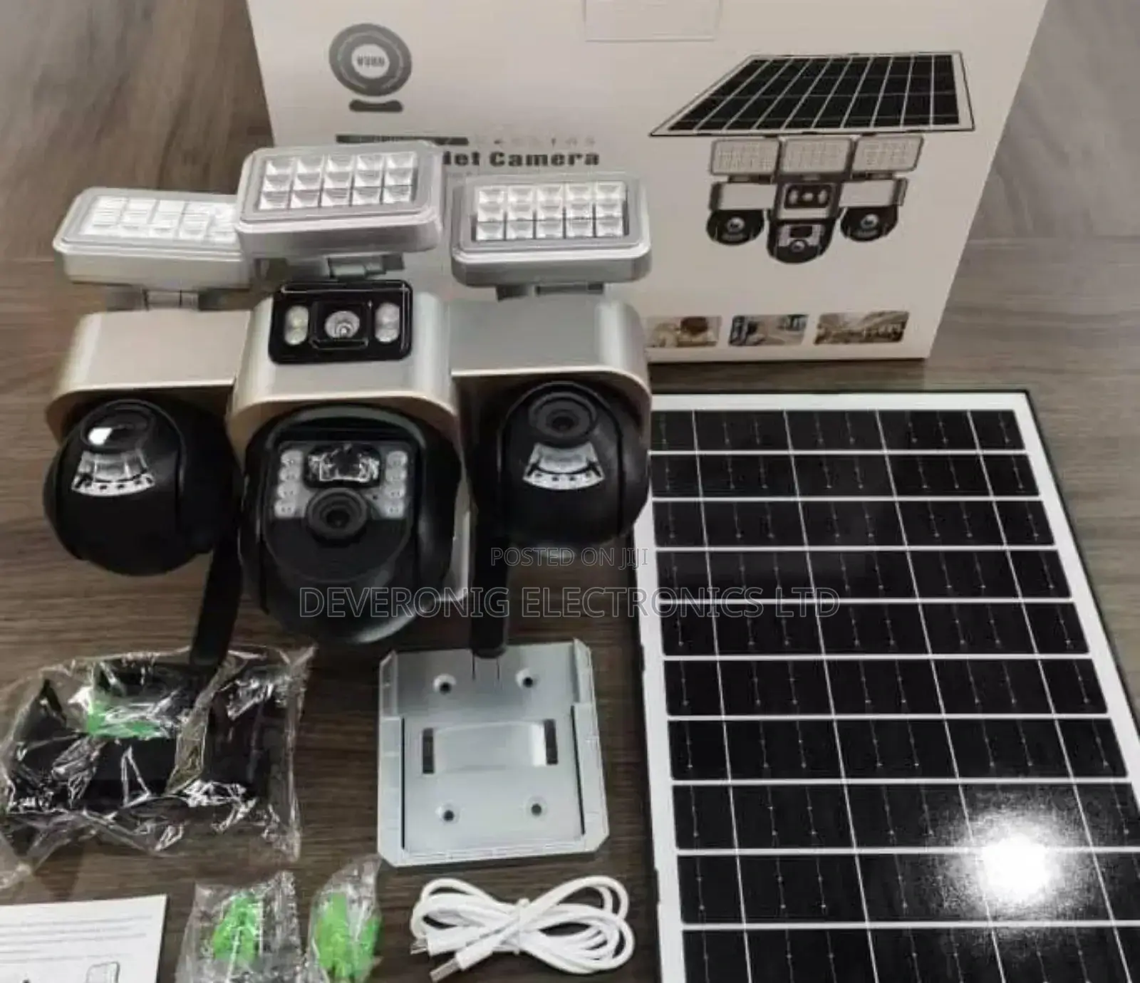 V380pro 4g Triple Lens Security Solar Cameras at 10200