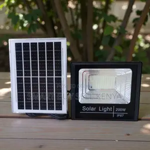 Energy Efficient 200w Solar Floodlight Ip67 Waterproof Remote Control