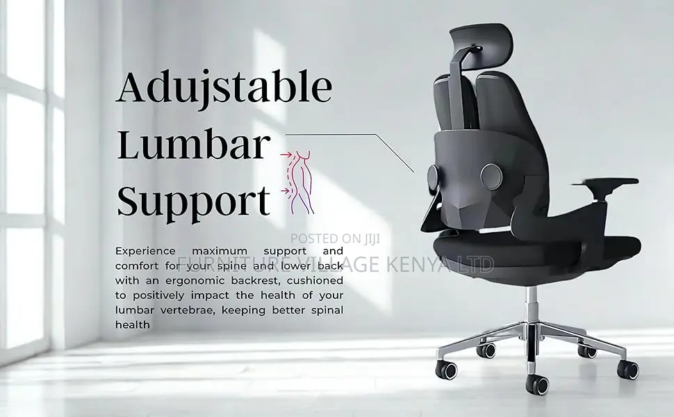 Office Chairs: High-back Orhopedic Office Seat