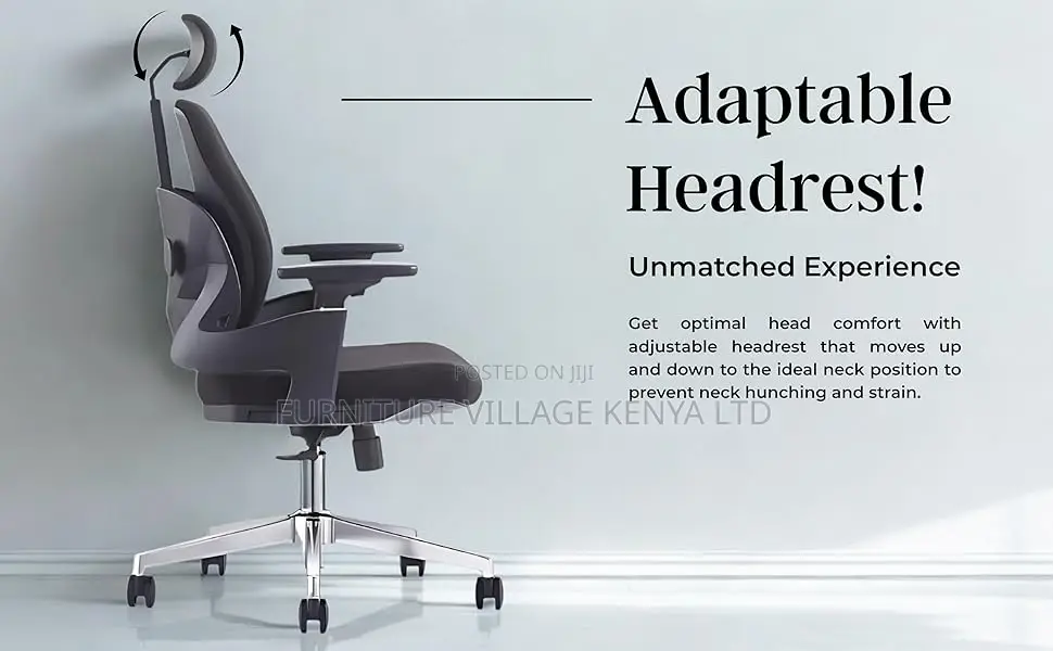 Office Chairs: High-back Orhopedic Office Seat