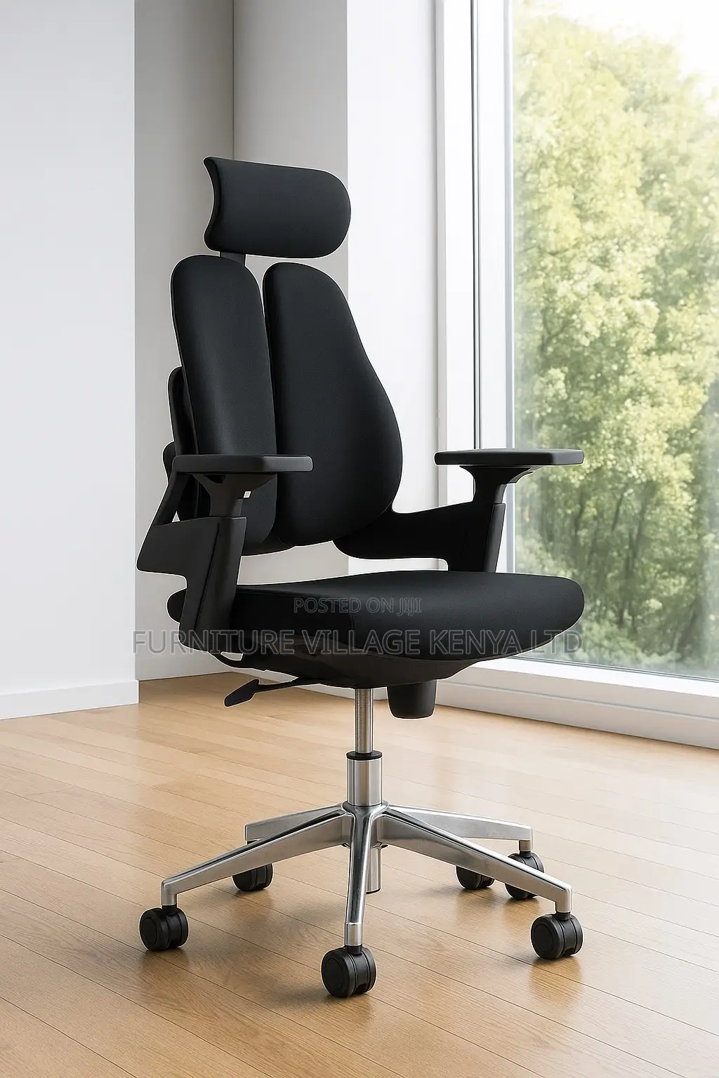 Office Chairs: High-back Orhopedic Office Seat