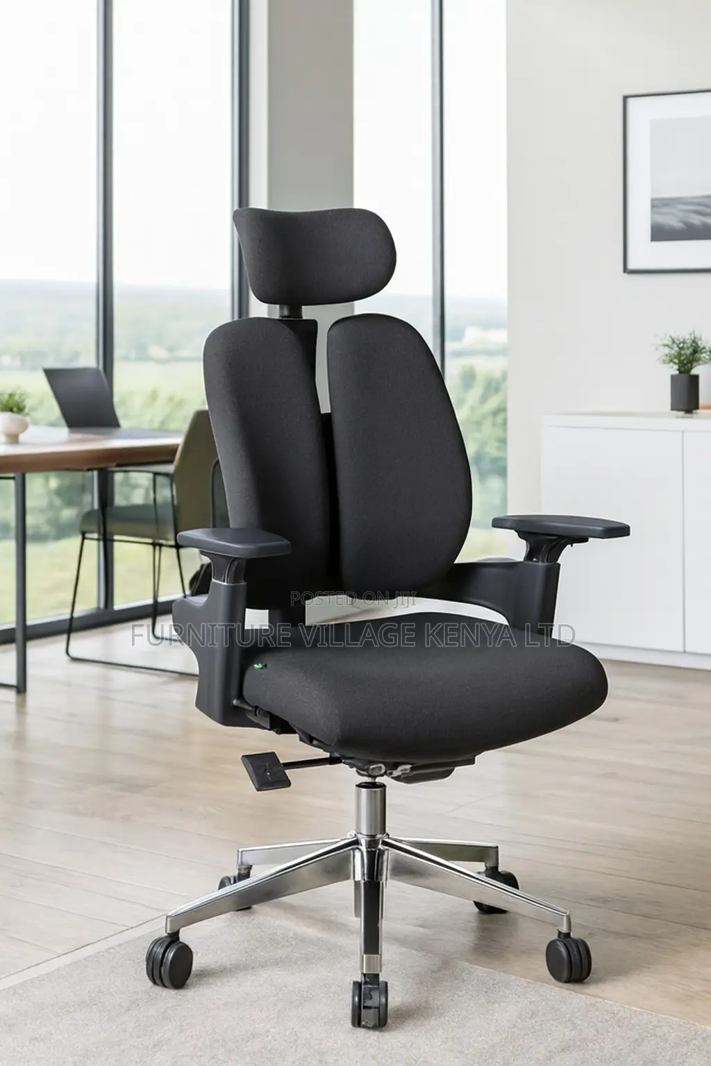Office Chairs: High-back Orhopedic Office Seat