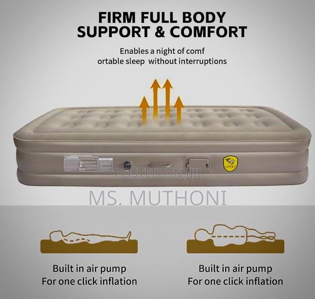 Queen Size Self Inflatable Double Size Mattress + 2 Pillows