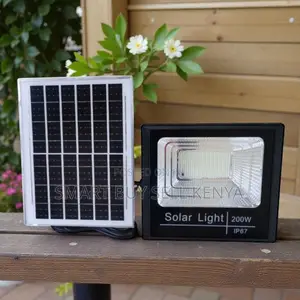 Light Sensor 200w Solar Flood Light Ip67 Waterproof Energy Efficient
