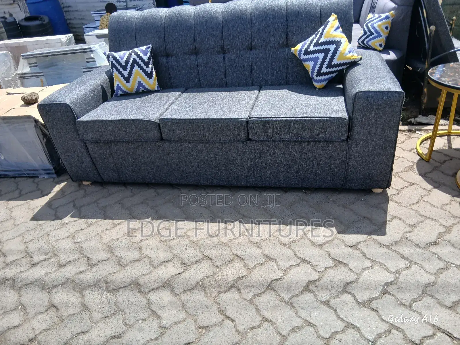 Grey Three Seater 1