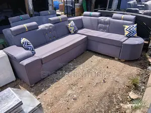 Grey 6seater L Shaped Sofa Set