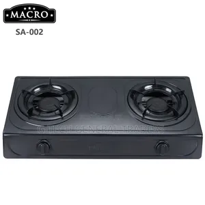 Macro 2burner Stainless Steel Auto Ignition Table Top Burner