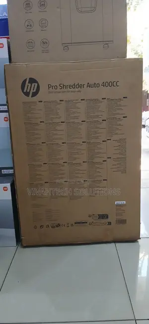 Hp Pro Shredder Auto 400cc/ 400 -Sheet Auto-Feed Cross-Cut Shredder