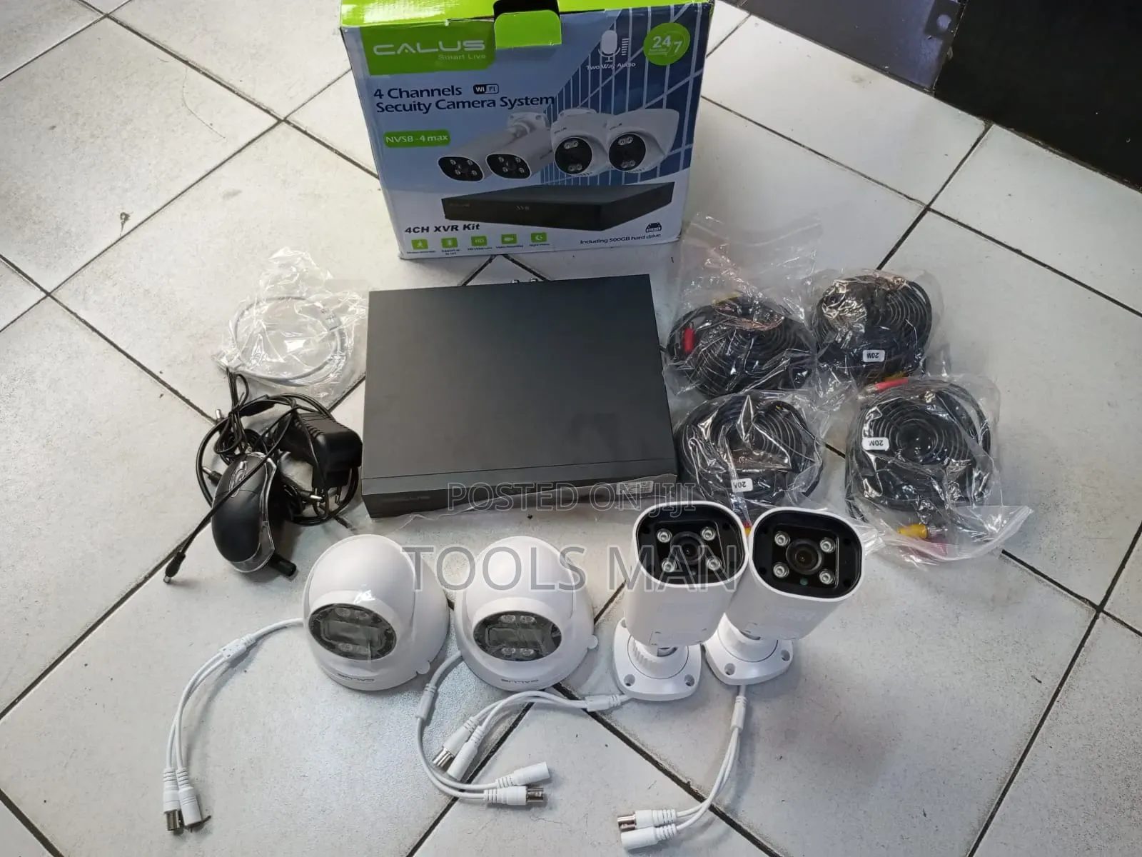 Calus Nvs8-4 Max 4-Channel Security Camera System.