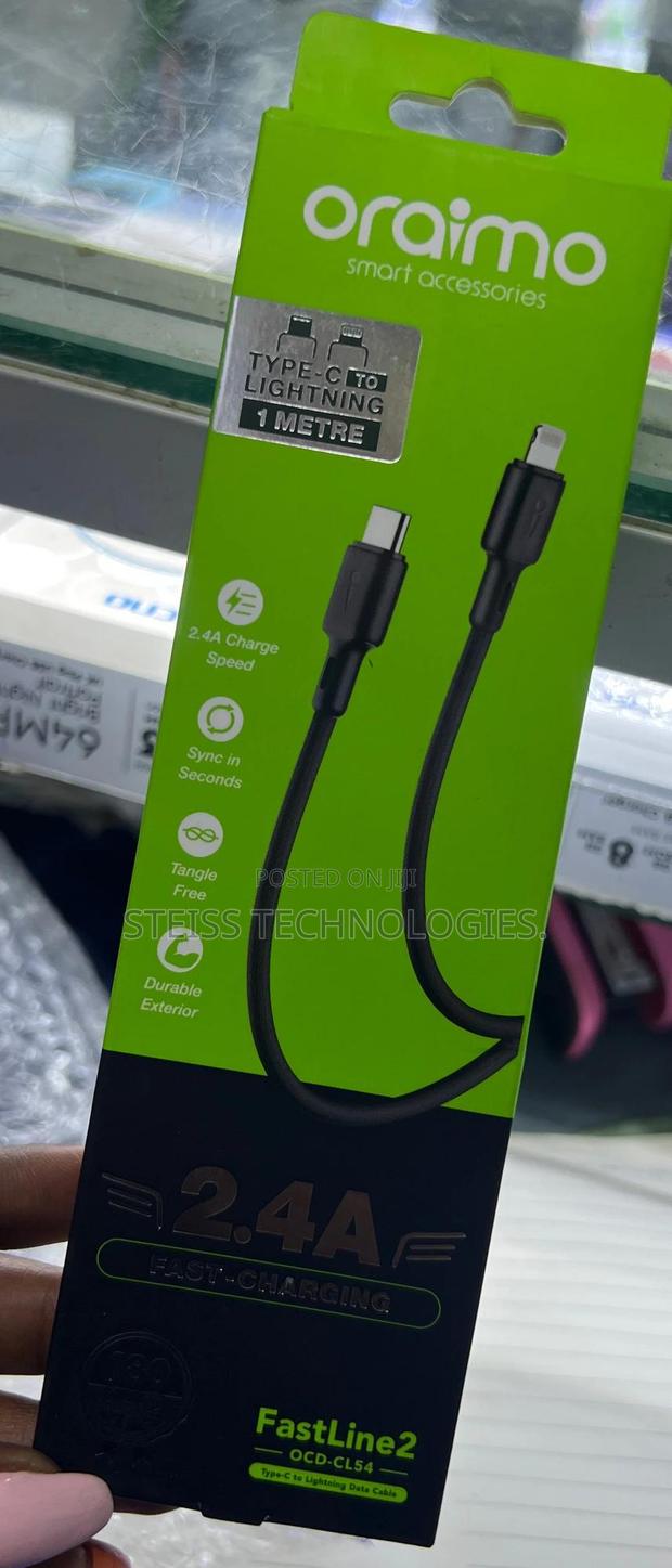 Usb C to iPhone Oraimo Cable. - main view