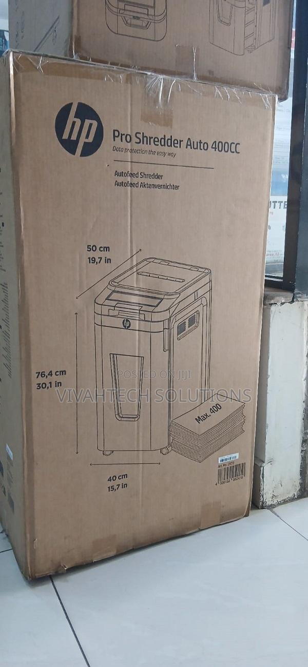 New Hp Auto-Feed 400cc Pro-Shredder -Fast Secure Paper Disposal