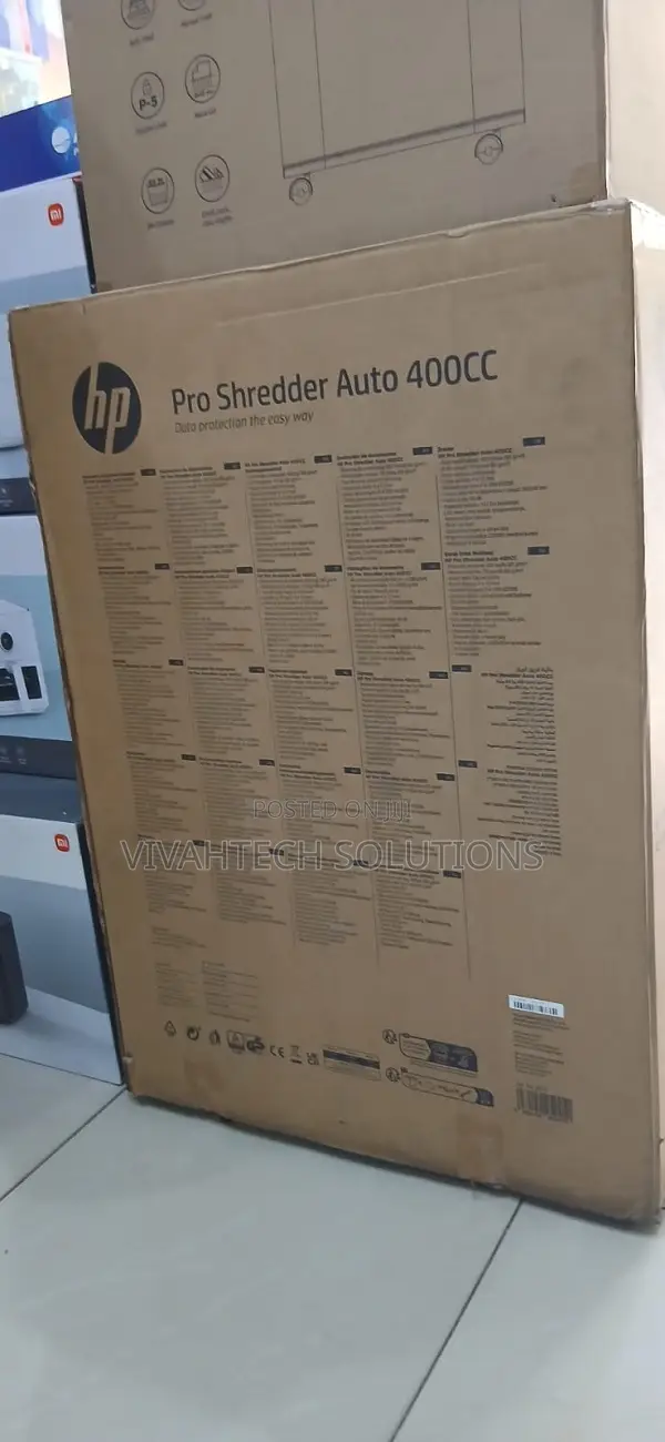 New Hp Auto-Feed 400cc Pro-Shredder -Fast Secure Paper Disposal