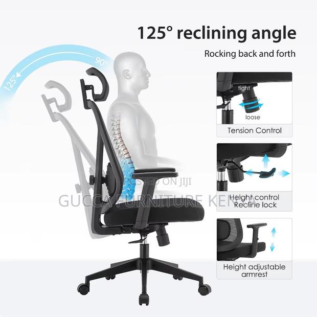 Modern Ergonomic Staff Office Seat(Adjustable) - thumbnail 5