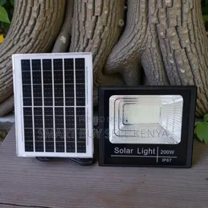 200w High Lumen Solar Flood Light Dusk to Dawn Ip67 Waterproof
