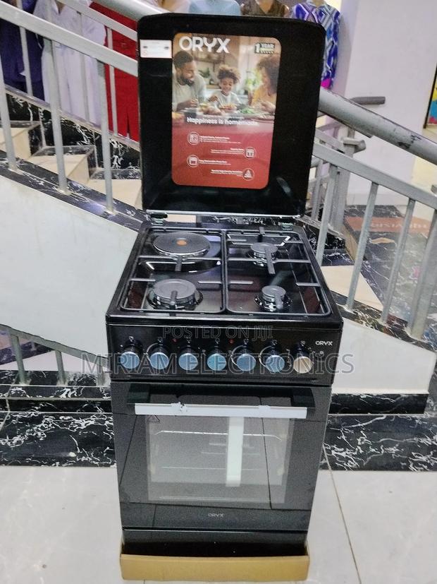 Oryx 50 X 60cm Standing Cooker 3g + 1e Hotplate With Ignition