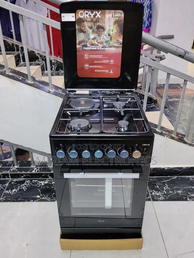 Oryx 50 X 60cm Standing Cooker 3g + 1e Hotplate With Ignition - thumbnail 2