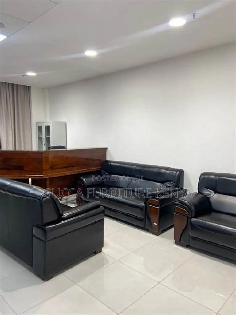 Executive Upholstered 5-Seater Office Sofa Set