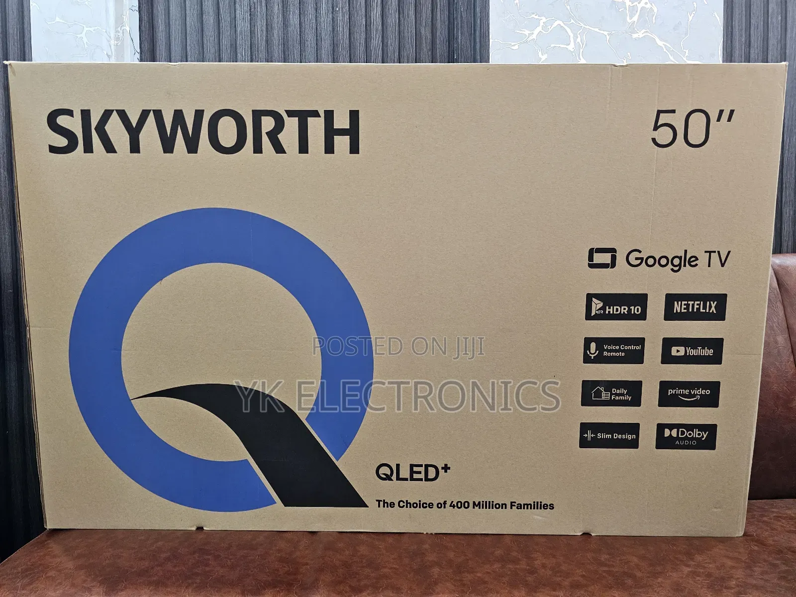 Skyworth 50′′ Q6000h Qled+ Google TV (New Model) – 50q600h