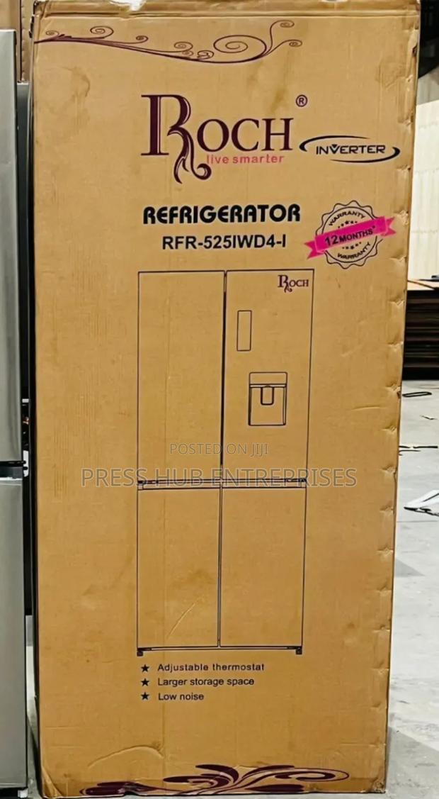 Roch 434l 4-Door Refrigerator With a Water Dispenser"