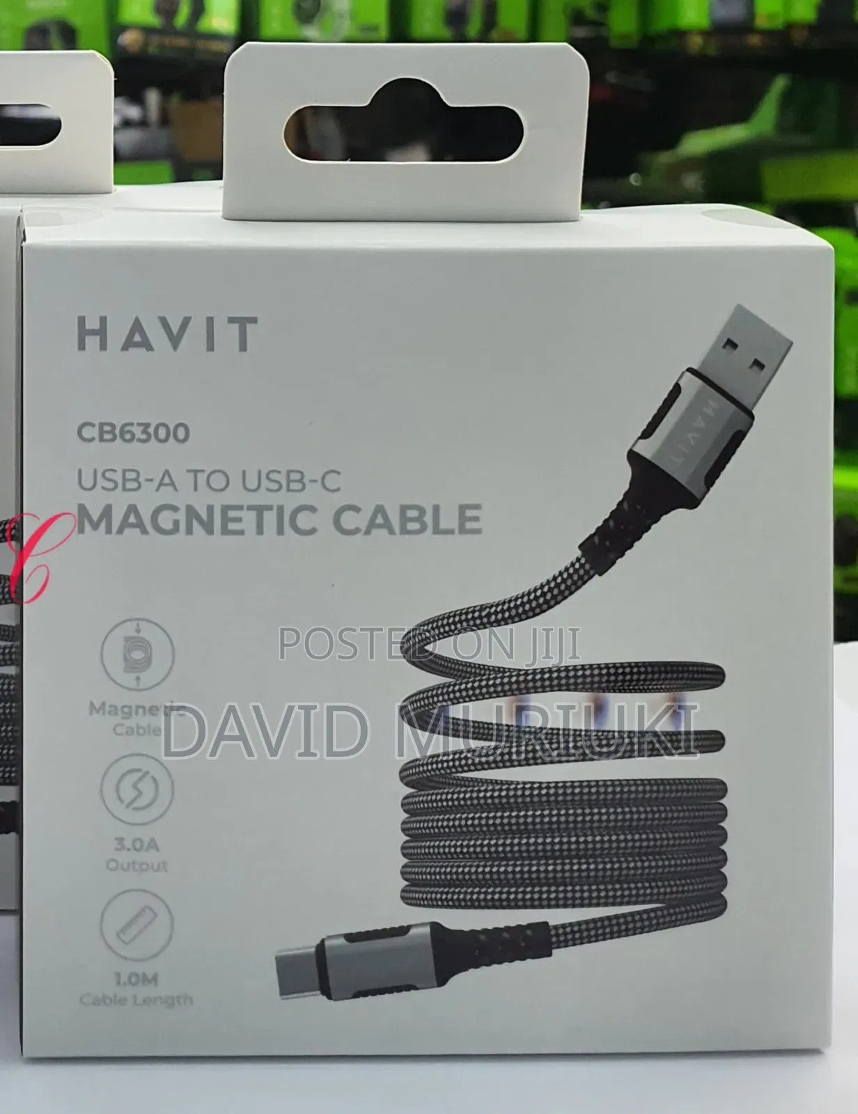 Havit Cb6300 3a Usb Type C Magnetic Cable