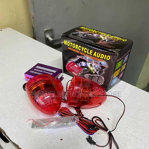 2 Remote Plays Fm Handlebar Audio System Usb Fm Radio Mp3 Speakers - main view