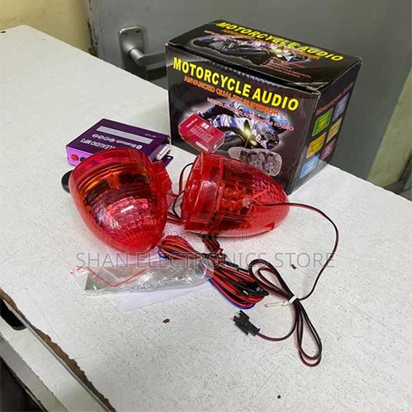 2 Speakers Waterproof Mp3 Motorcycle Handlebar Audio System