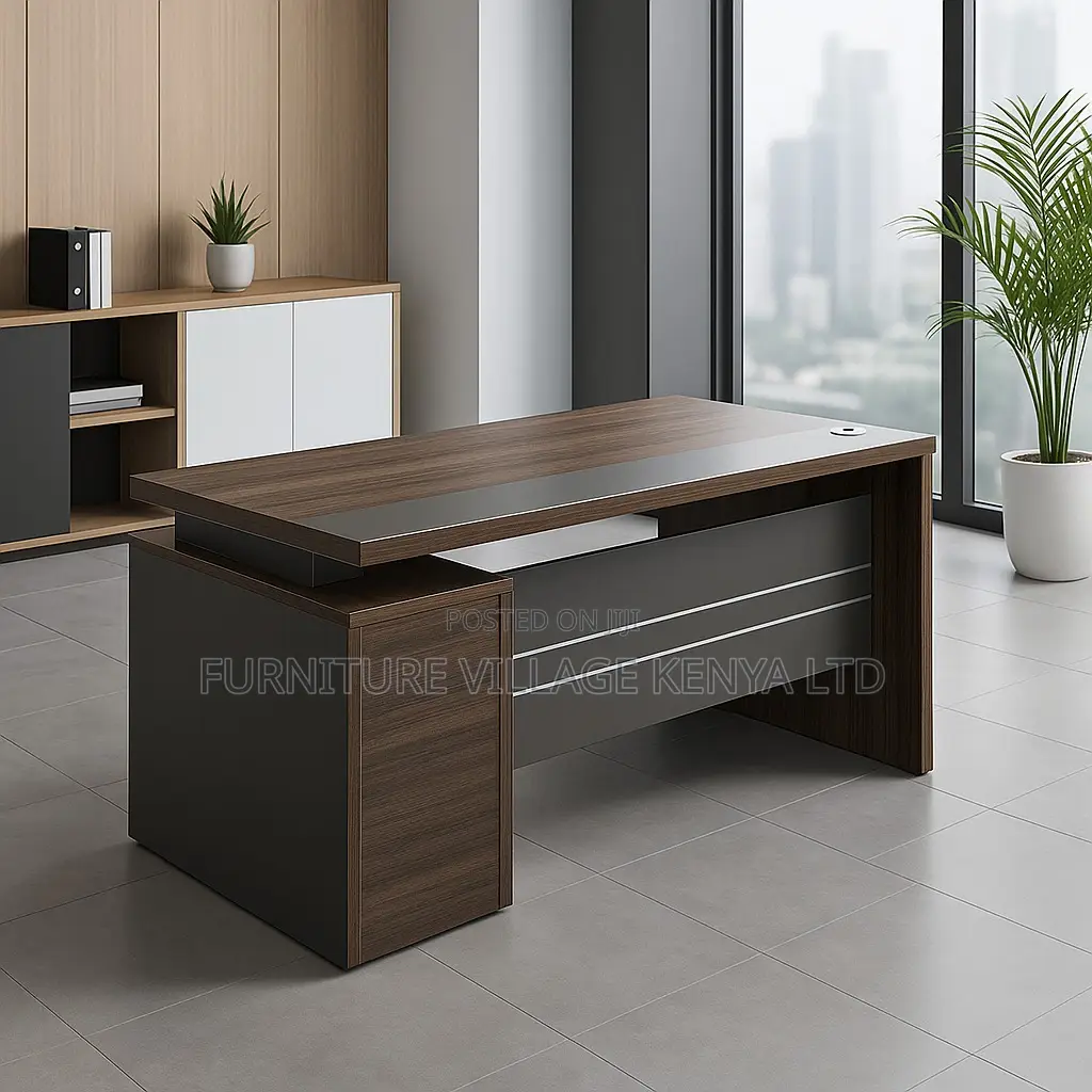 Office Desks: 120cm Imported Executive Desk With Drawers