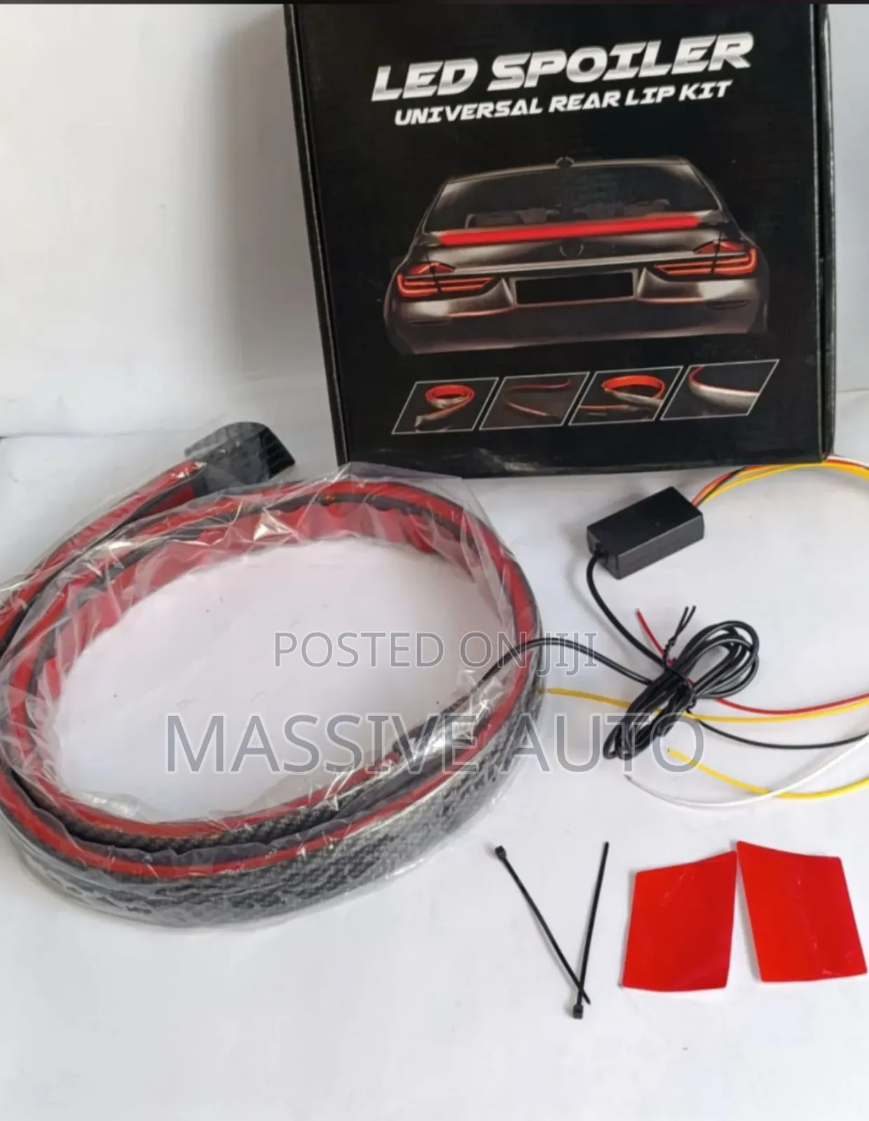 Led Universal Rear Lip Kit/ Carbon Rear Bumper Lip Spoiler