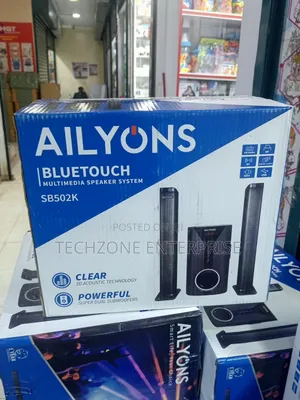 Ailyons 2.1ch Sb502k Subwoofer/Speaker System With Deep Bass 
