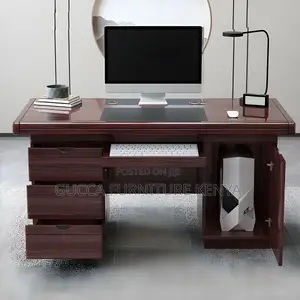 1.2m Executive Mahogany Desk With Drawers