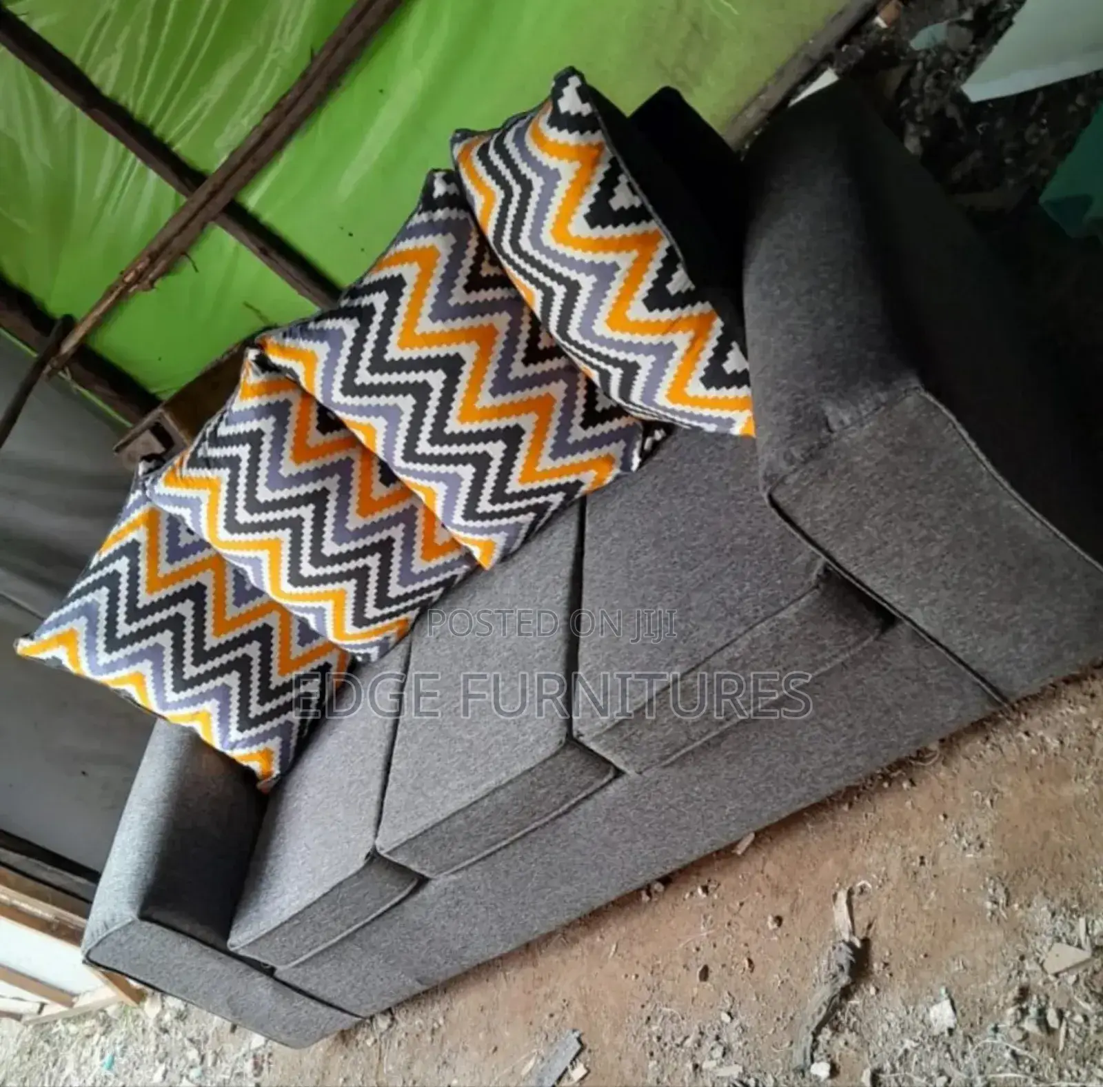 Flowered Three Seater Sofa for Sale